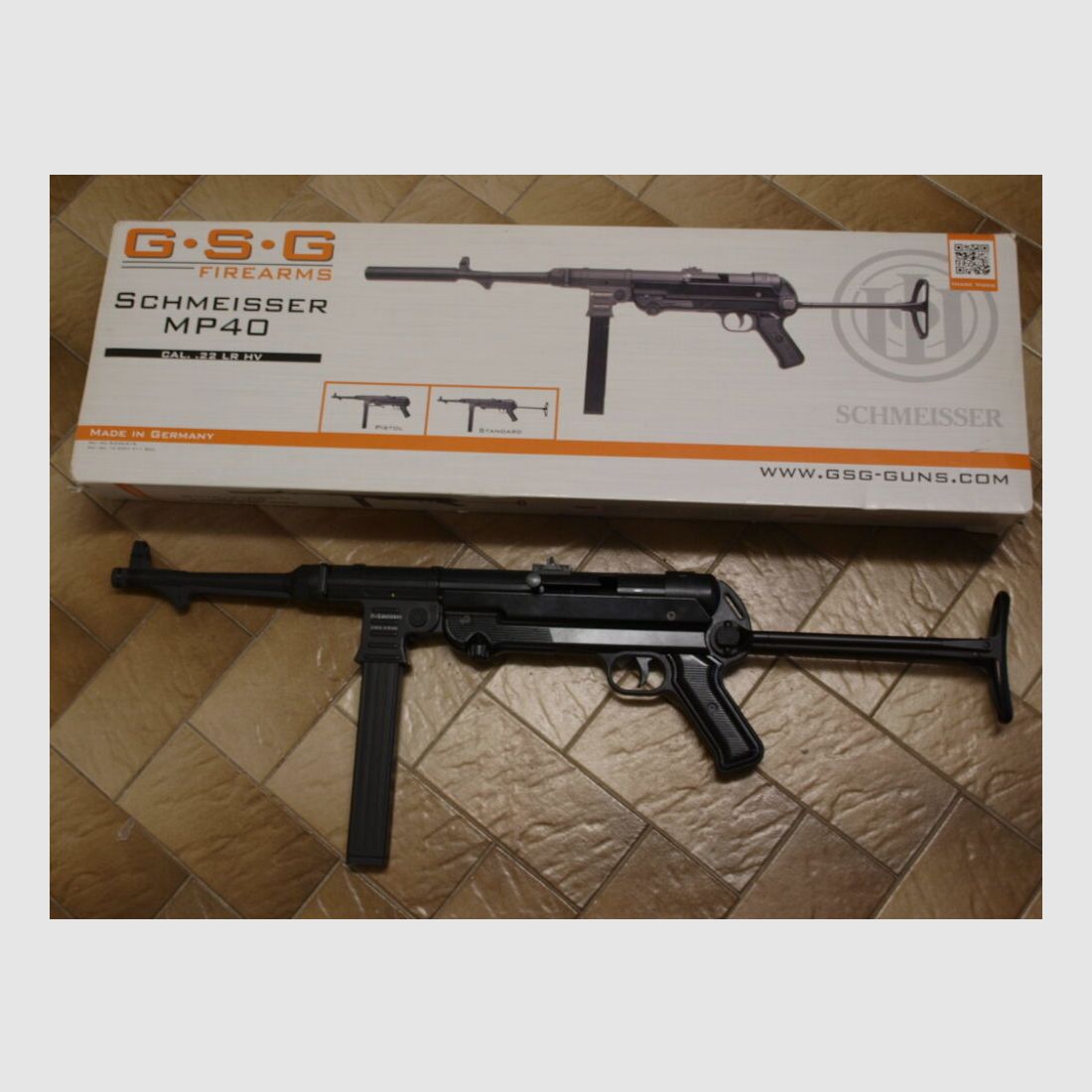 Niemieckie pistolety sportowe MP 40 Schmeisser