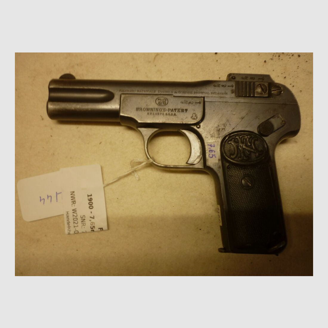 FN- Fabr. Nat.	 1900, Bild 2 von 8