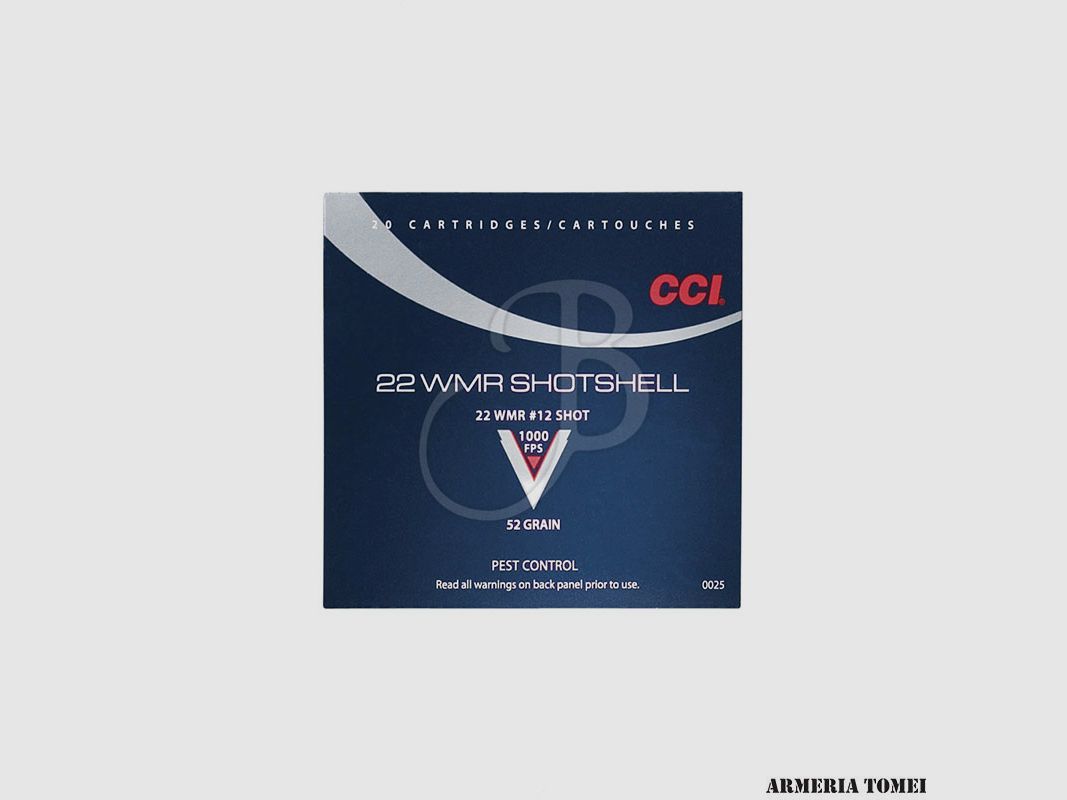 CCI Zündhütchen – Kal. .22 WMR Maxi-Mag mit Geschossen 0025