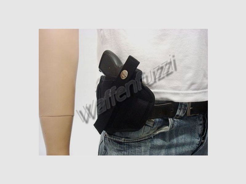 Gürtelholster für mittlere Pistolen für Links- u. Rechtshänder, Bild 2 von 5