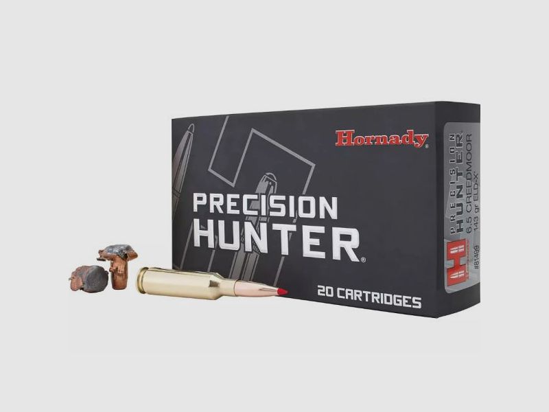 Hornady Precision Hunter ELD-X Kal. 6,5 Creedmoor - 9,3g / 143gr