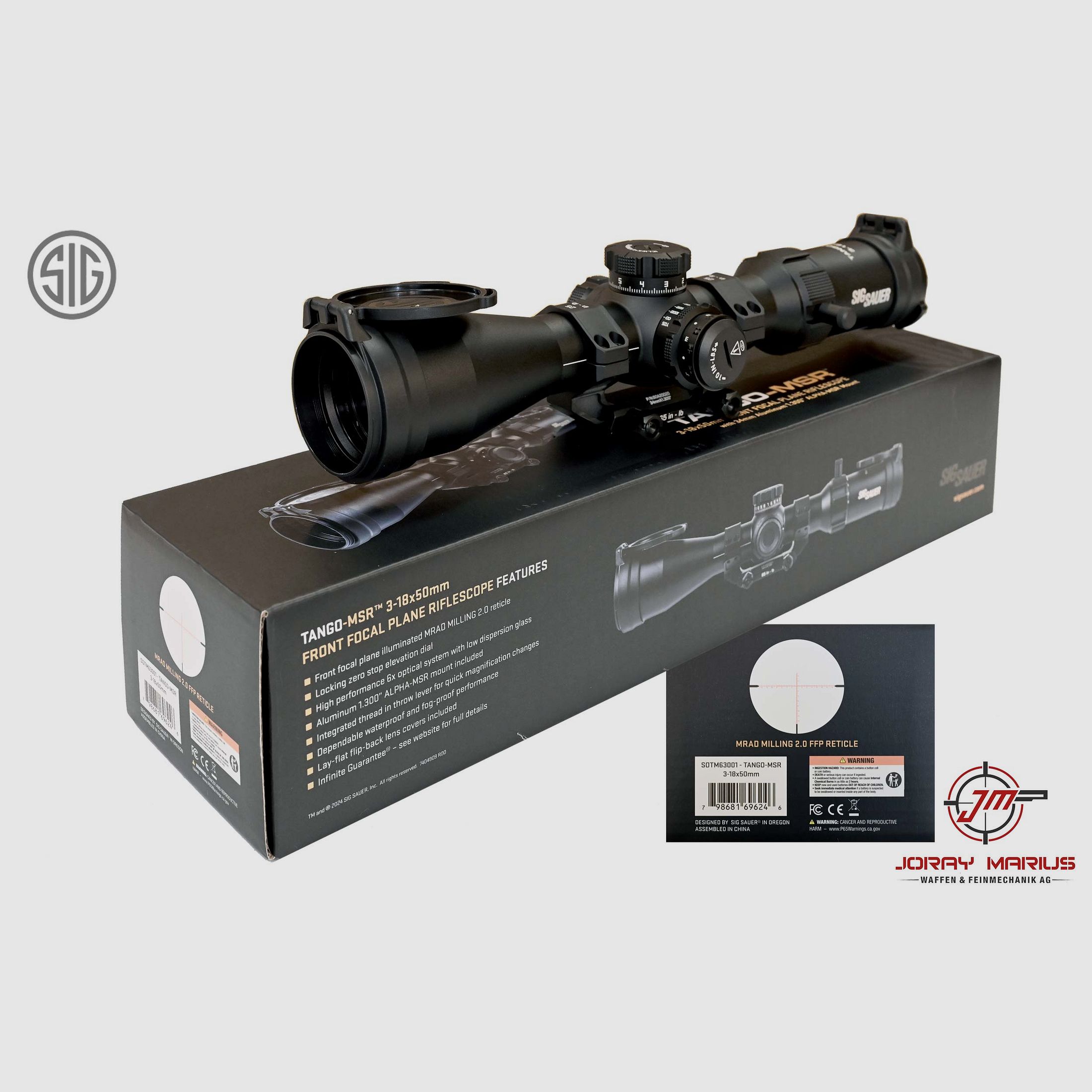 SIG Sauer Tango-MSR 3-18×50 FFP MRAD (34mm)