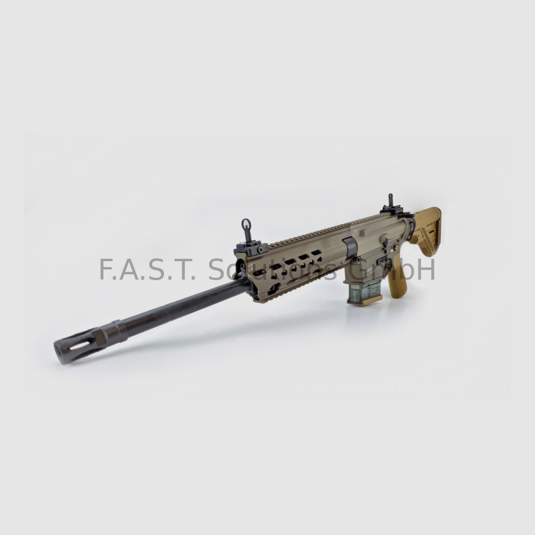 Heckler & Koch HK SLB MR308, A3 version, 16.5", sand color .308Win