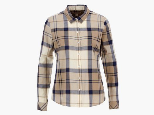 Barbour D-Blouse Bredon Lange Mouw | jurk/marine tartan