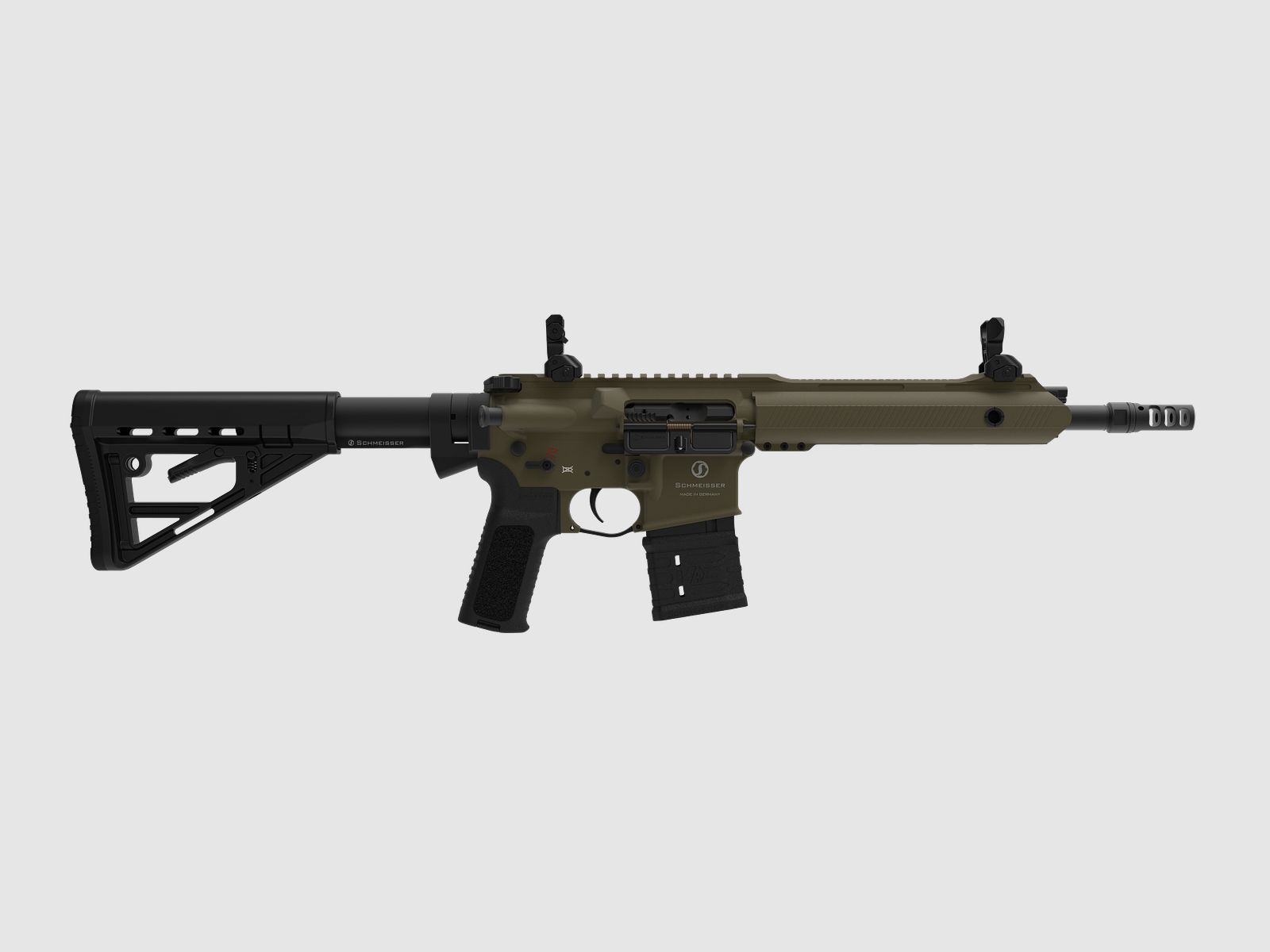 SCHMEISSER AR15-S4F SPORT – CERAKOTE OD GREEN / .223 Rem. / 10,5" | 267mm