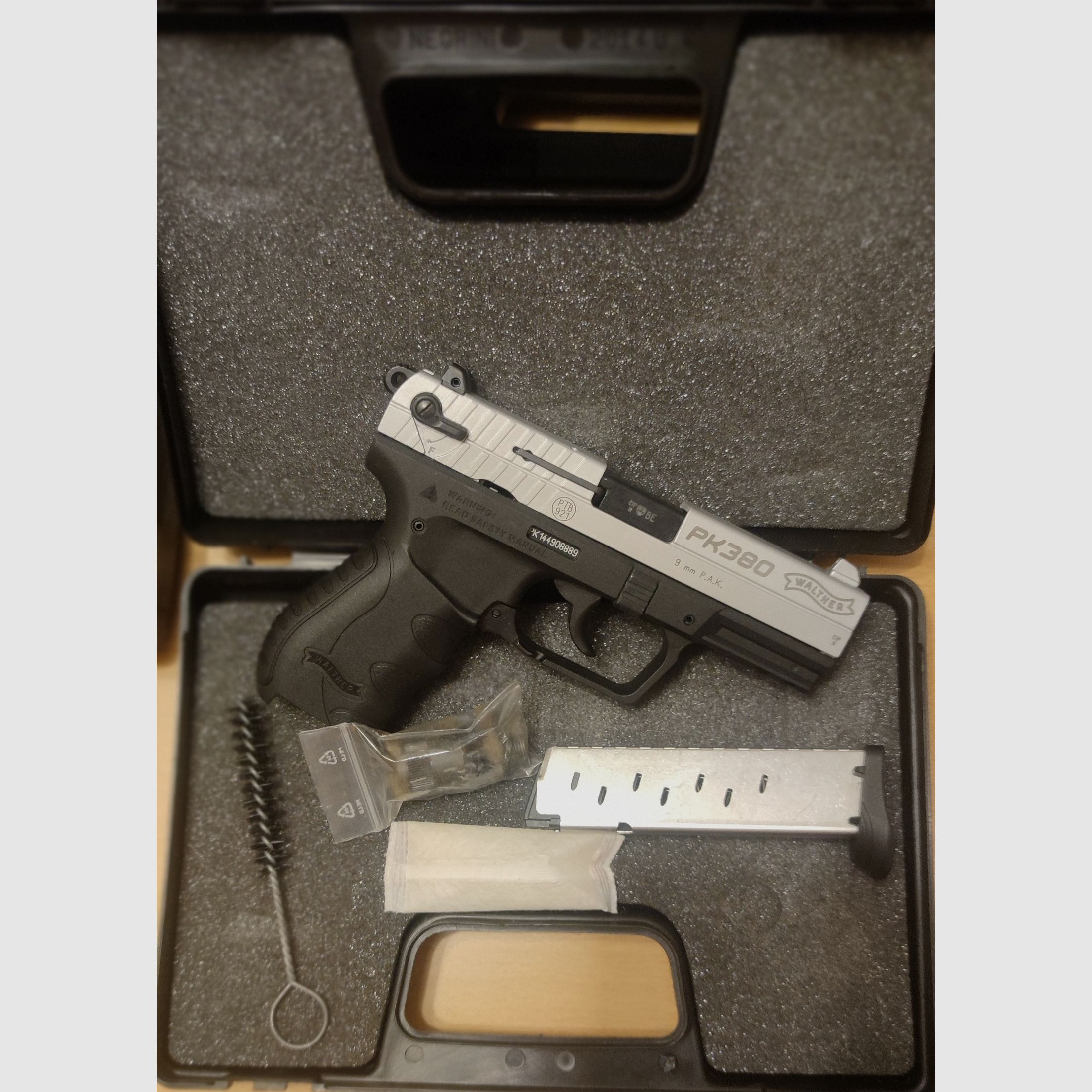 Walther PK 380 Nickel 9 mm