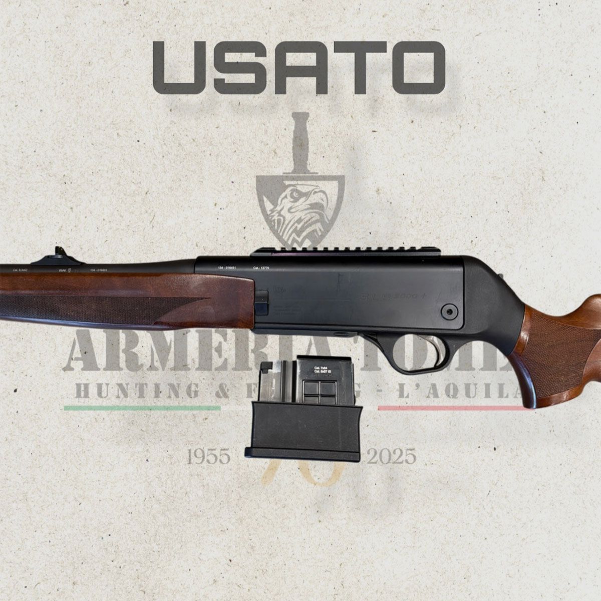 USATO – CARABINA – HECKLER & KOCH MOD. SLB 2000 + cal. 9,3×62, immagine 5 di 5