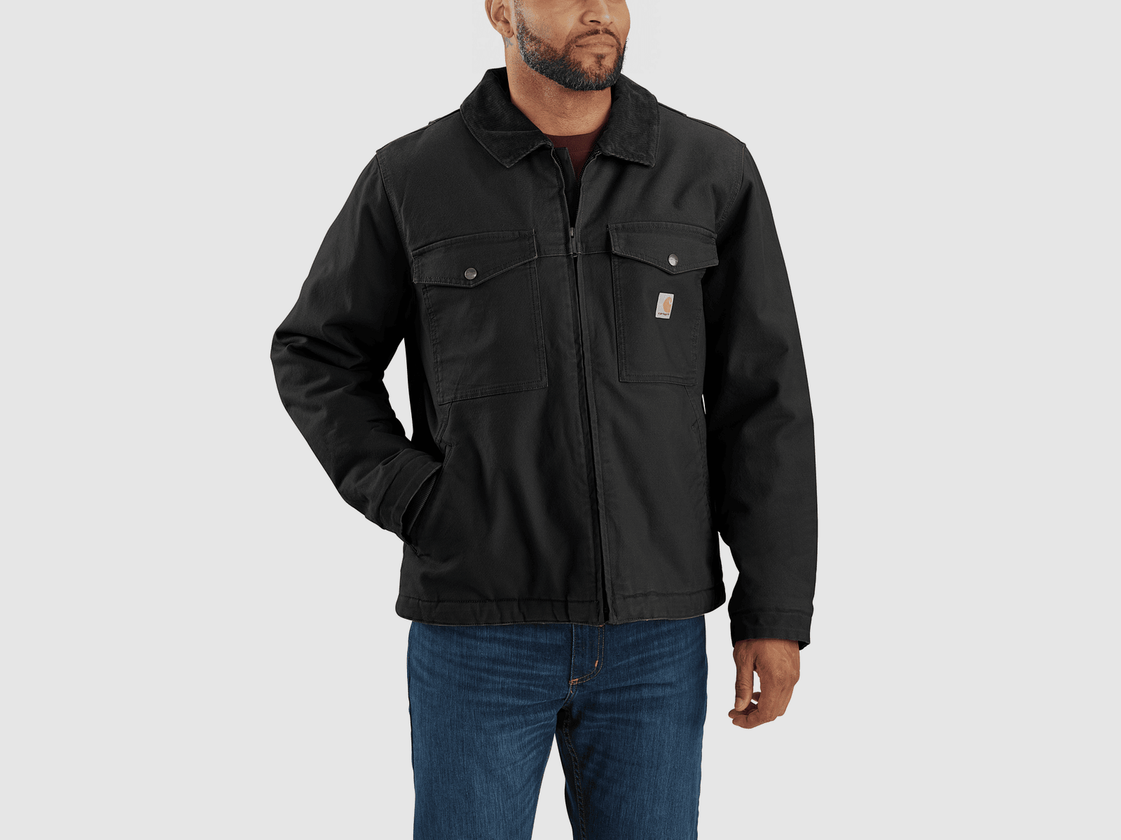 Carhartt Montana Rugged Flex™ Relaxed Fit Duck Insulated Jacket Men Black 2XL