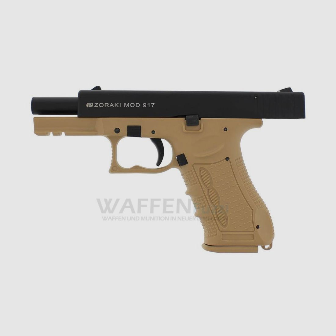 Zoraki 917 schreckschusswapen Desert 9mm P.A.K., afbeelding 2 van 3