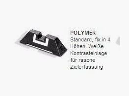 GLOCK Visier f. alle Modelle #15 - Plastik 7,3mm