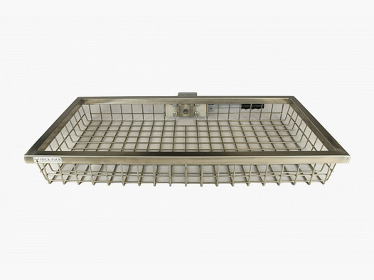Heck-Pack Deluxe en acier inoxydable 1000x500x125 mm transporteur arrière