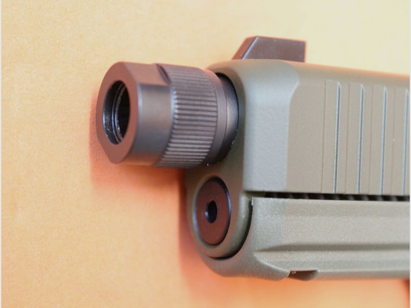 Glock Ha.Pistole 9mmLuger Glock45 Gen5 A-CUT Aimpoint COA Combo Hunter Edition OD Green m. Red Dot Sight