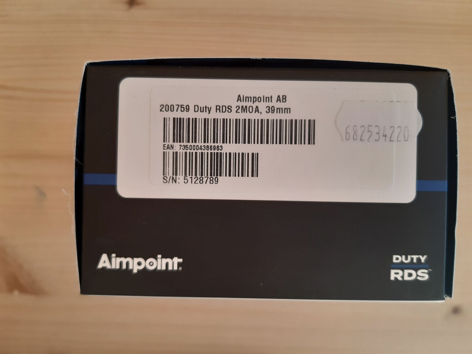 Aimpoint Duty RDS 2 MOA, 39mm