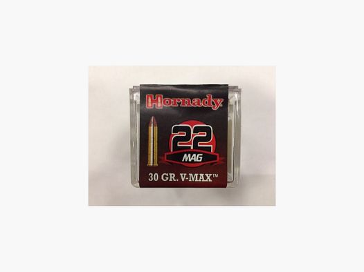 HORNADY PATRONEN 22 MAGNUM 30 VMAX