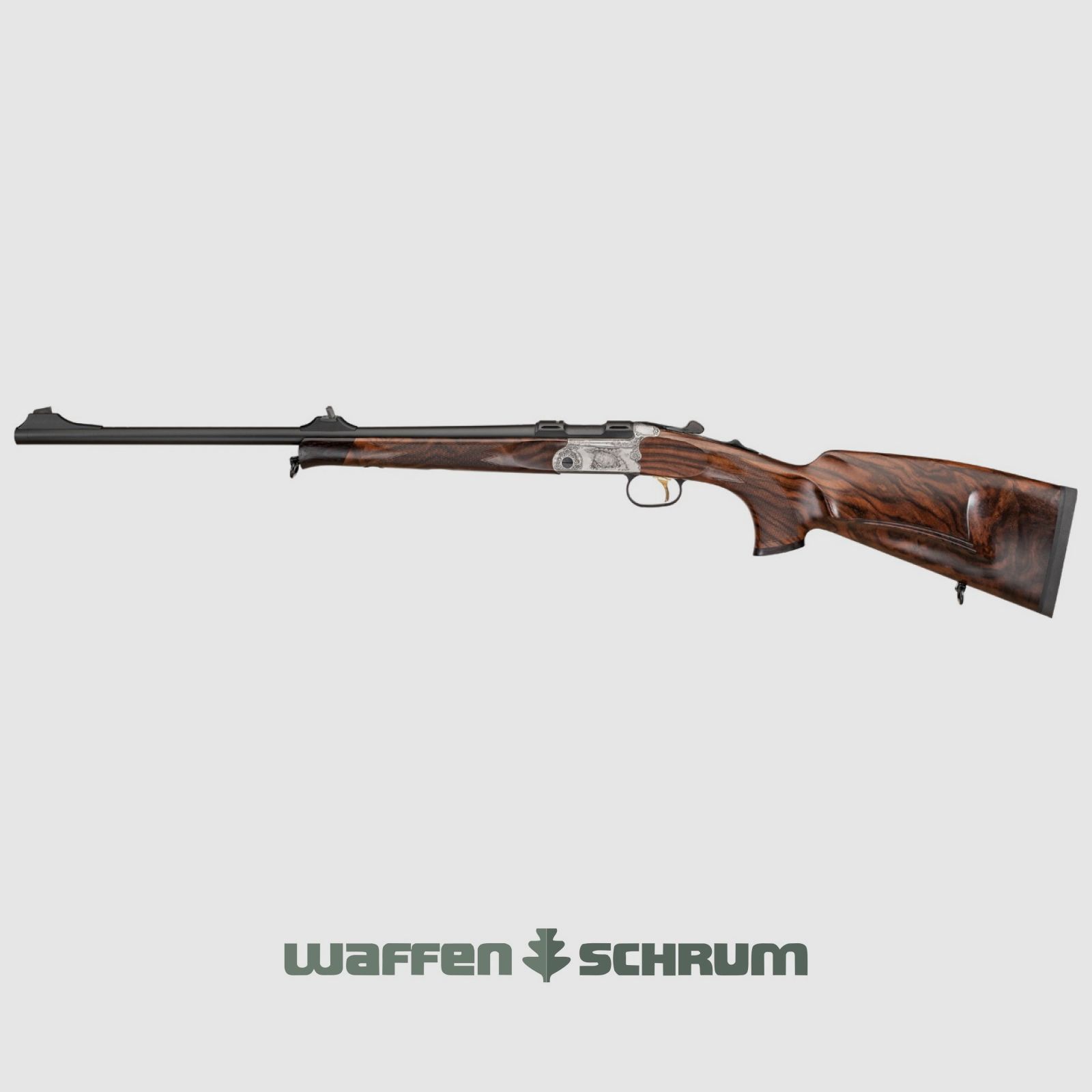 Merkel K5 Jagd handgestochener Tierstückgravur