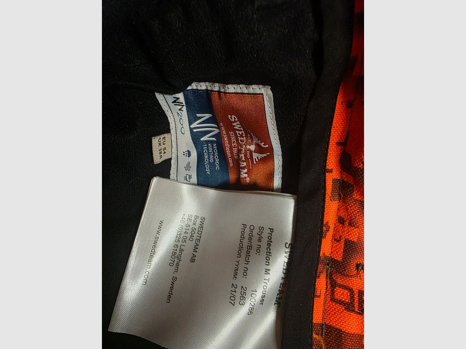 Spodnie do polowania Swedteam Protection roz. 54 jak nowe