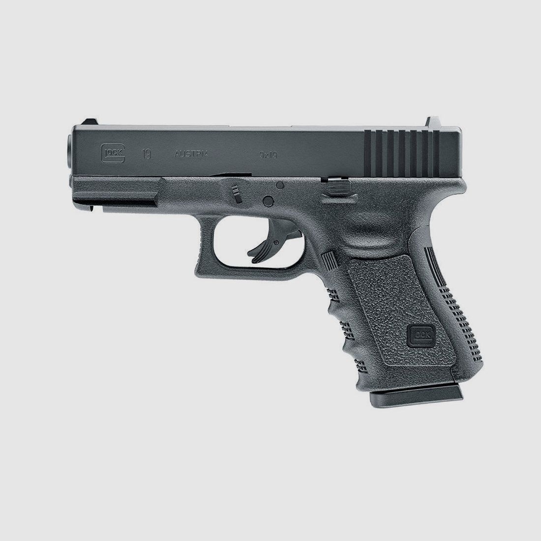 VFC Glock 19 Gen 3  Airsoftpistole Co2 Pistole Kaliber 6 mm BB Schwarz