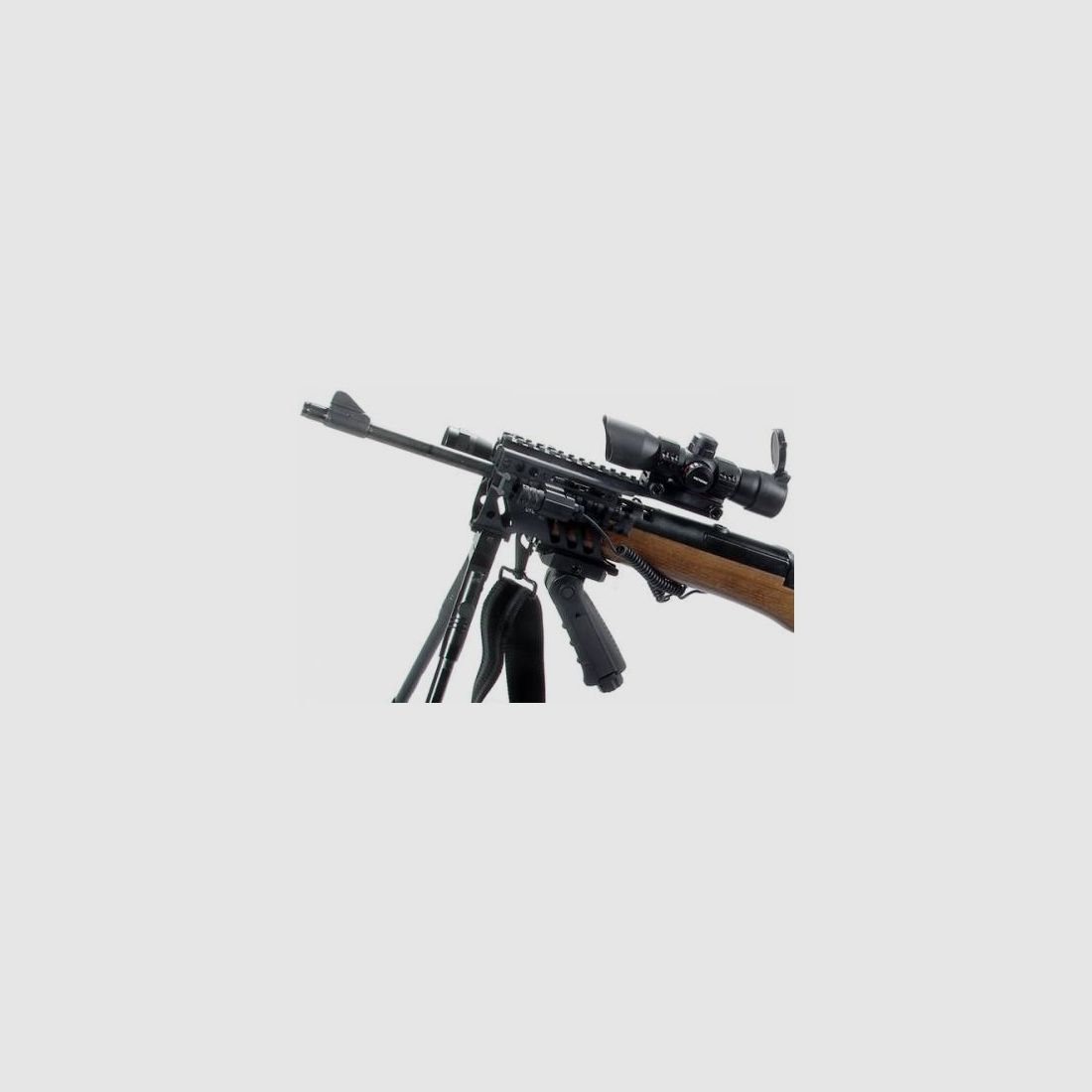 Zwarte handguard met Weaver voor Mini 14, afbeelding 3 van 4