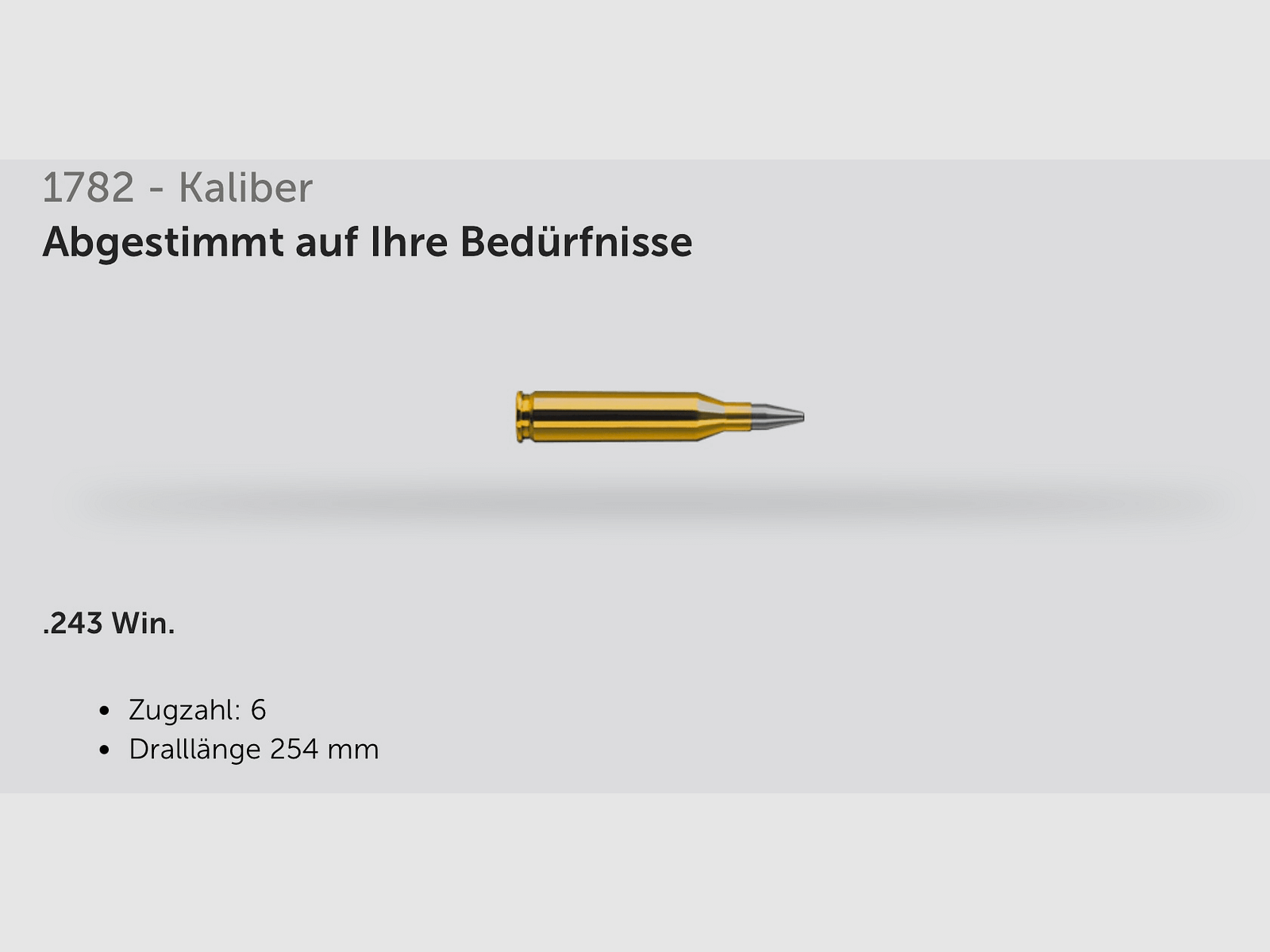 J.G. Aschütz 1782 D G-15x1 Classic Kaliber .243 Win. Repetierbüchse LL 580mm M15x1 Gewinde