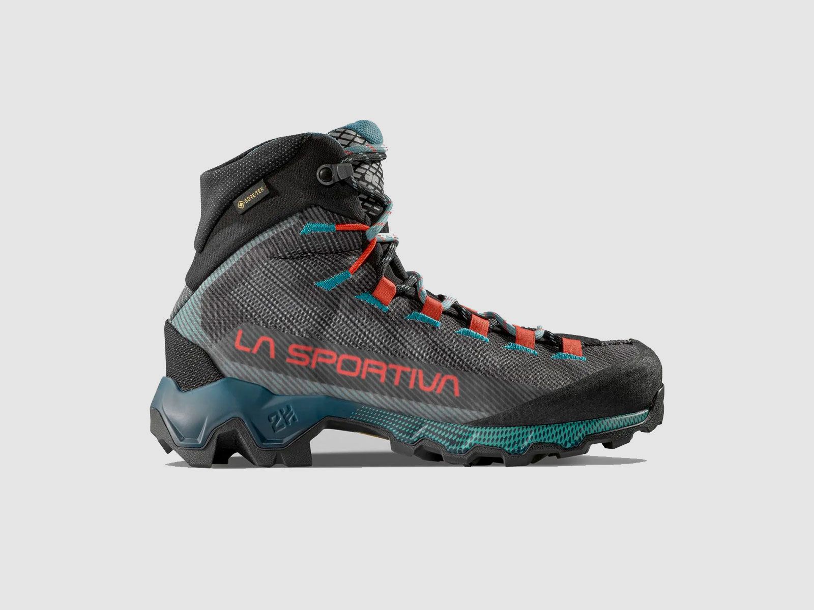 BOOTS – WOMEN – LA SPORTIVA – AEQUILIBRIUM HIKE GTX Carbon/Everglade, image 1 of 2