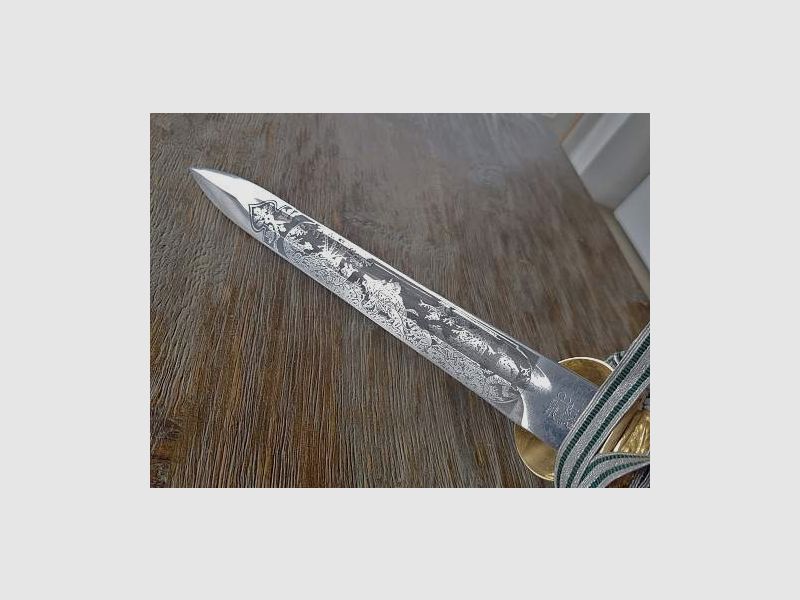 Hirschfanger III Reich aus Wk2 Original Eickhorn Solingen 
