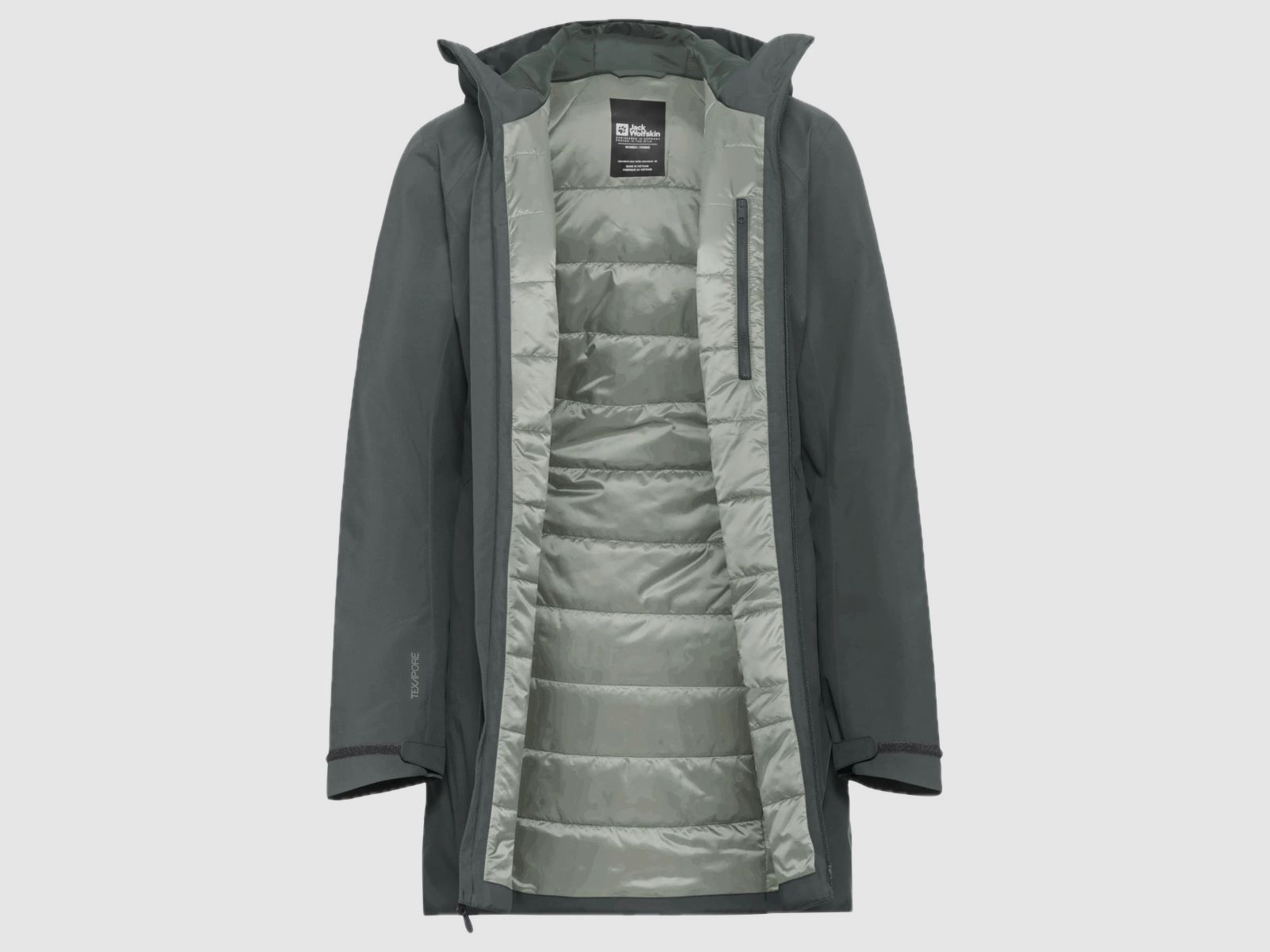 JACK WOLFSKIN Heidelstein Ins Jkt W Slate Green