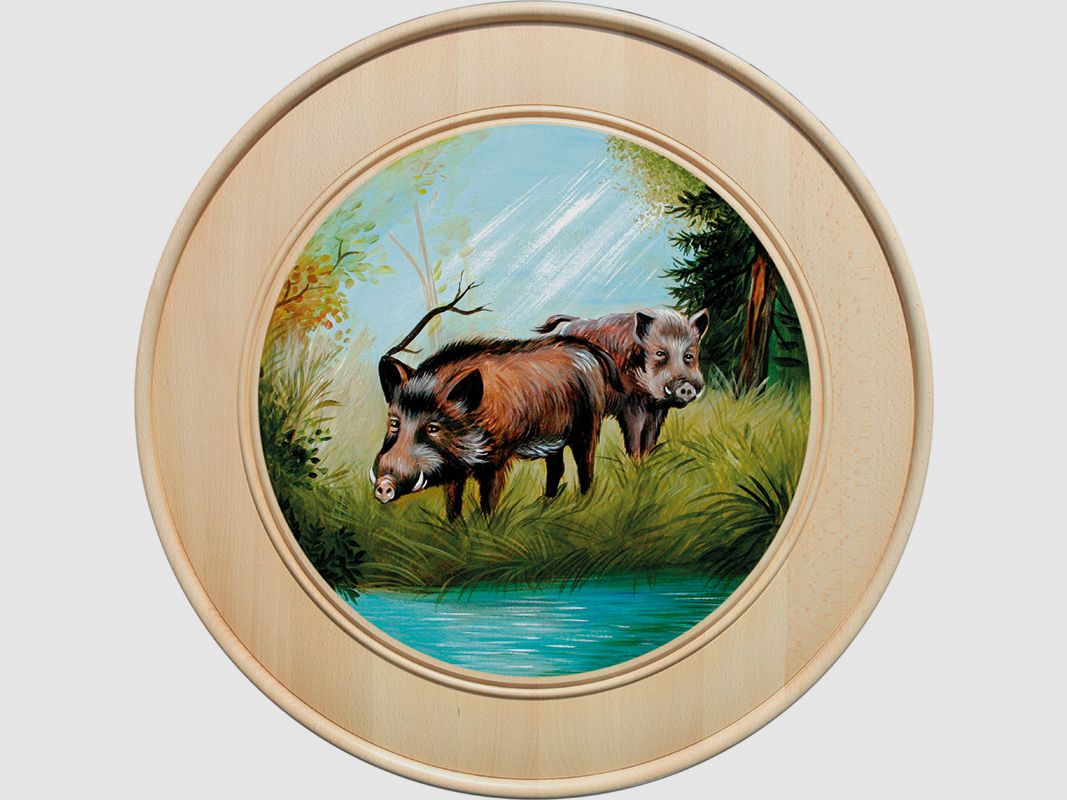 Ehrenscheibe Keiler 60cm