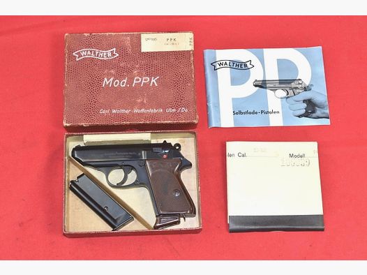 #7534 PISTOLET WALTHER PPK, ROK 1963, Kal. 22lr