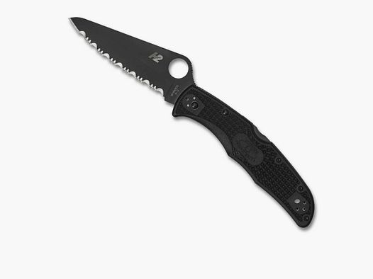 Navaja Spyderco Pacific Salt 2 FRN Negro Serrado Negro