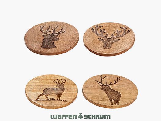 AKAH Wood Coaster Deer