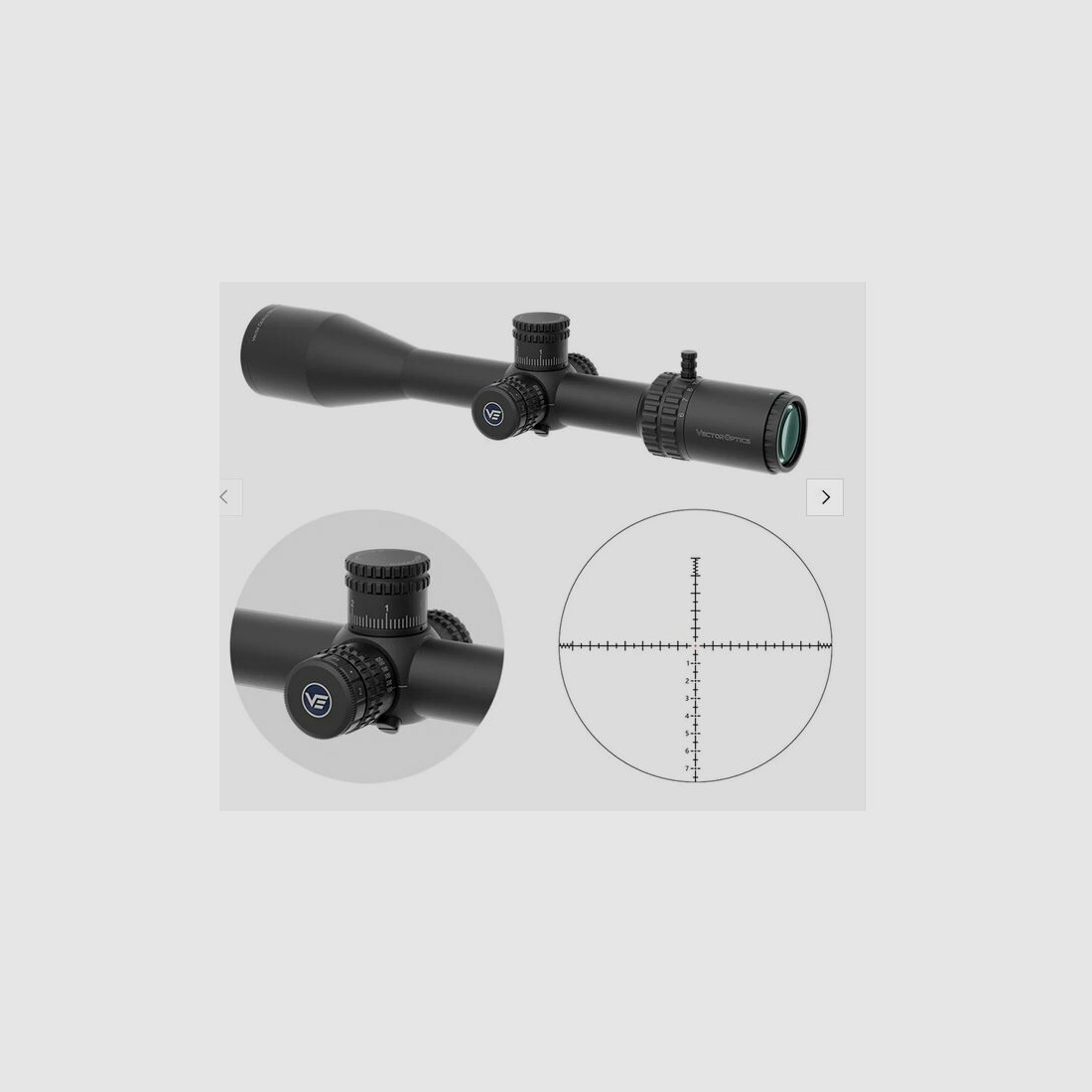 CZ KK-Repetierbüchse 457 Ergo BM mit Zielfernrohr Vector Optics SCFF-61 Orion Pro Max 6-24x50 MIL HD FFP