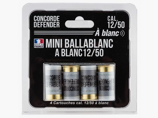 Concorde Defender 4 Patronen Mini Ballablanc Kal. 12/50 zu blank