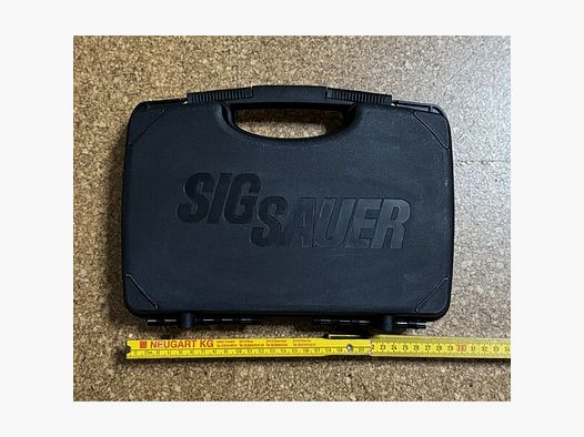 SIG SAUER Pistolenkoffer Transportkoffer SCHWARZ 28x19x7 cm NEUw