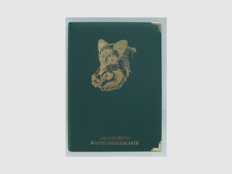 Hunting license case boar -