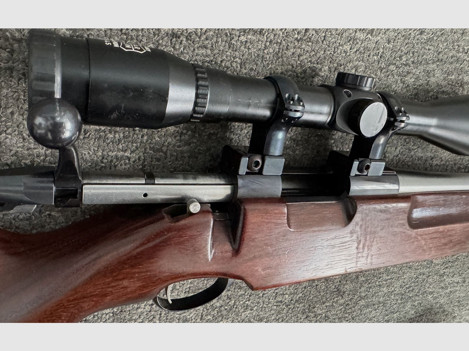 Sako S491 single-shot rifle .222 REM. - steel + scope 10x45