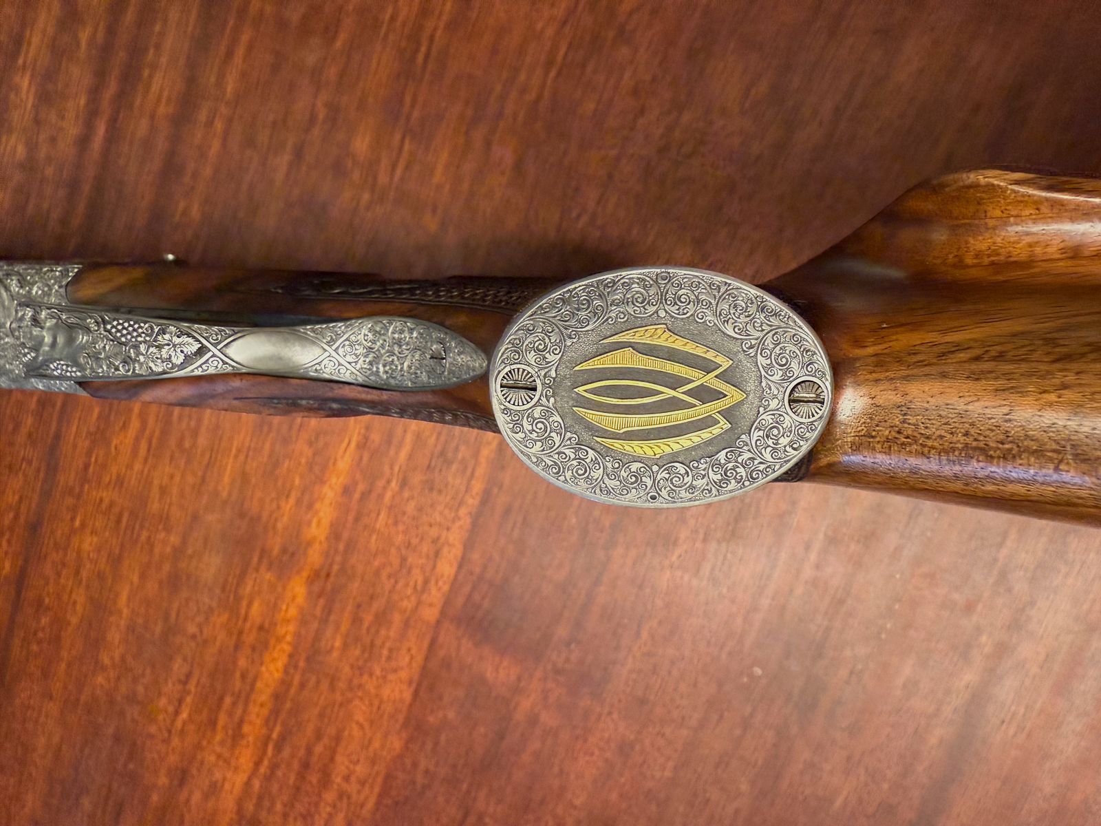 Fusil de luxe à double canon Heym avec gravure de maître (pièce unique)