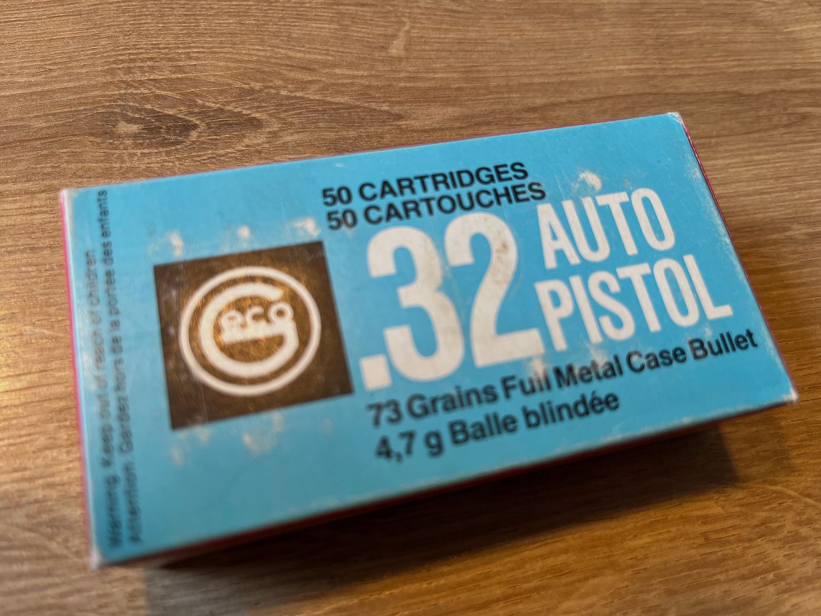 Geco .32 Auto 4,7 g/ 73 gr FMJ - 50 Stk