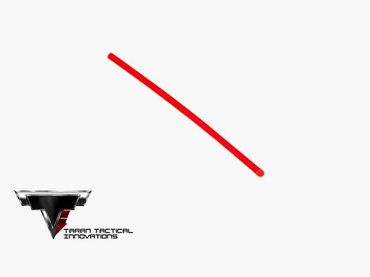 TTI Red Fiber Optic Replacement Rod - Red
