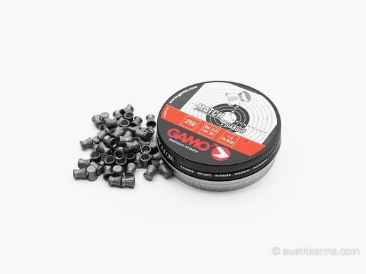 GAMO Match Diabolo, 5.5 mm (.22 Lr), 250 pieces