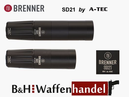 Brenner SD21 silencer by A-TEC M15x1