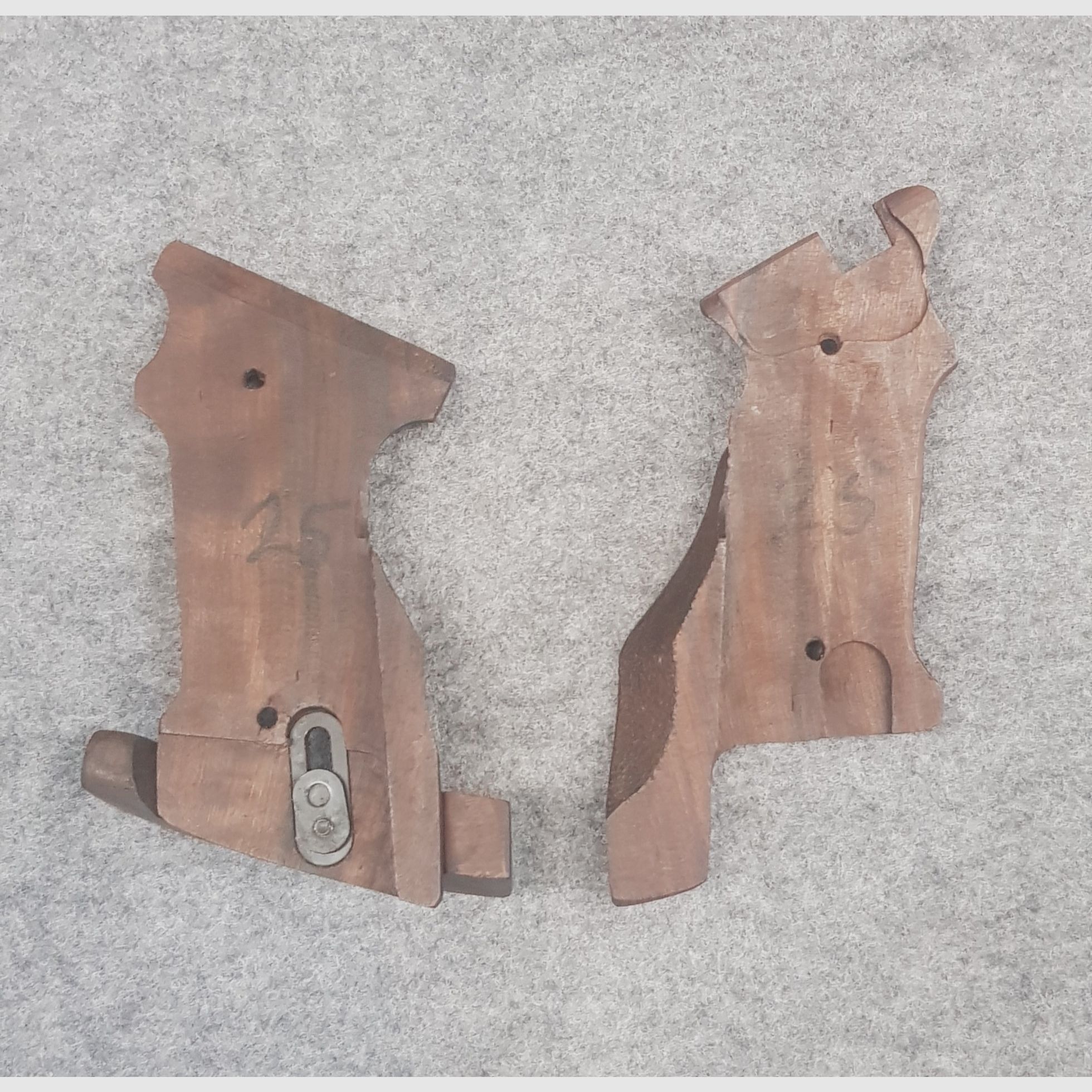 Holzgriffe Ruger Mark  II MK2 MK1 MK4 MK6 usw. für Rechtshänder, verstellbar Griffstück Holzgriff