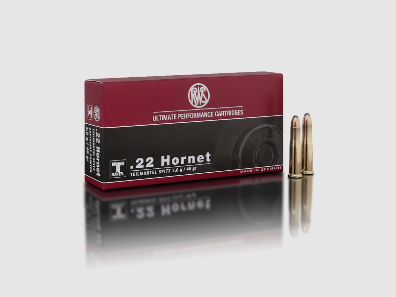 RWS .22 Hornet. T-Mantel Spitz 46 gr., immagine 2 di 2