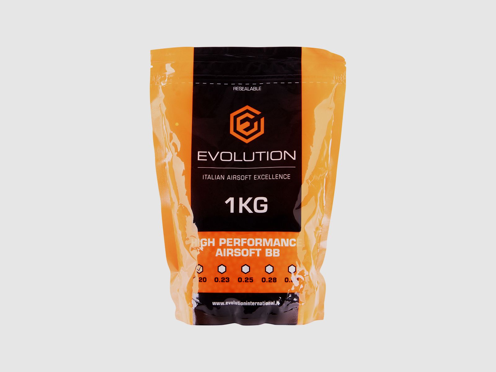 BBs Airsoft Evolution High Performance 6mm 0,20g 5.000 sztuk