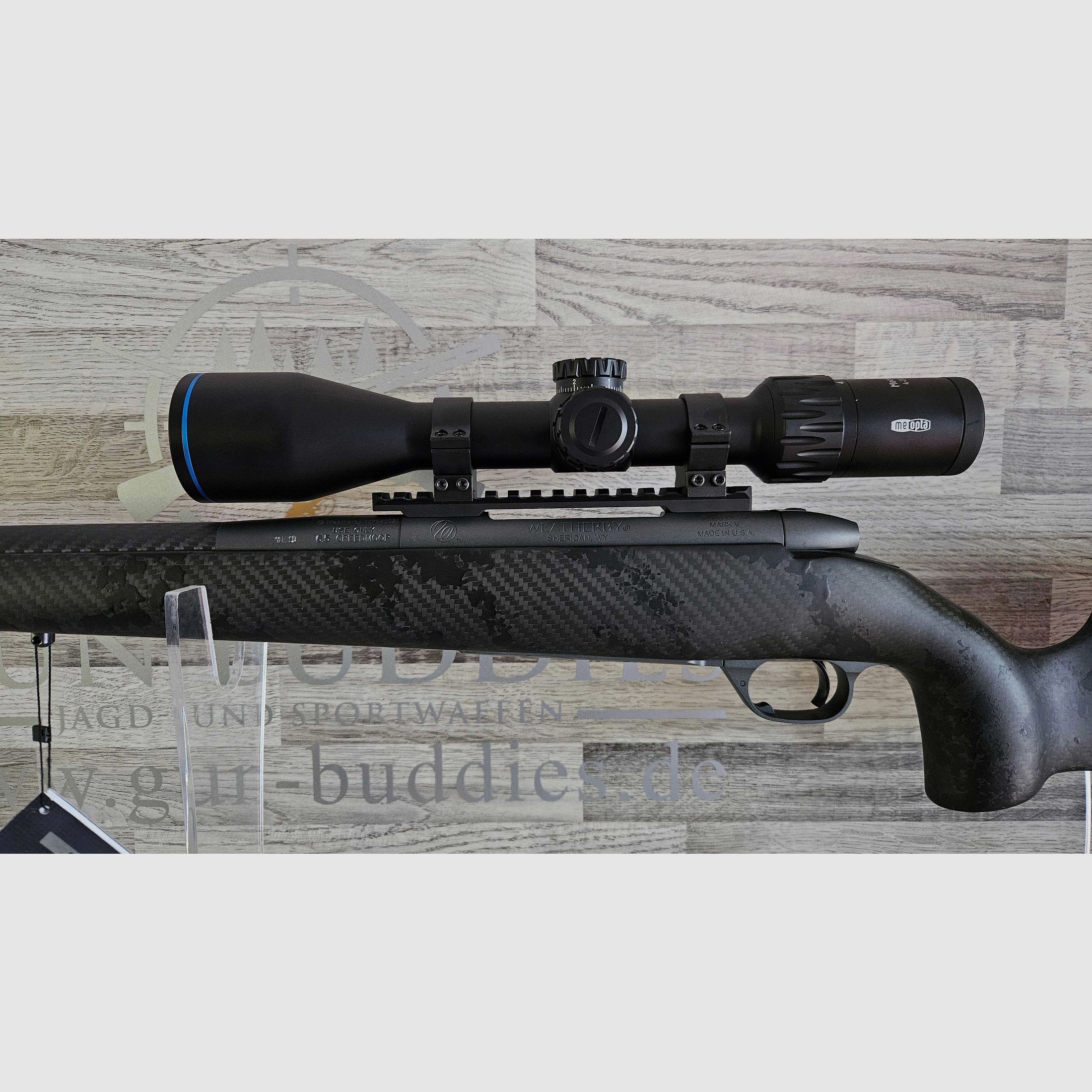 Weatherby Mark V Live Wild Carbon Bastion 6,5Creedmoor - set completo - nuovo dal dealer, immagine 6 di 6