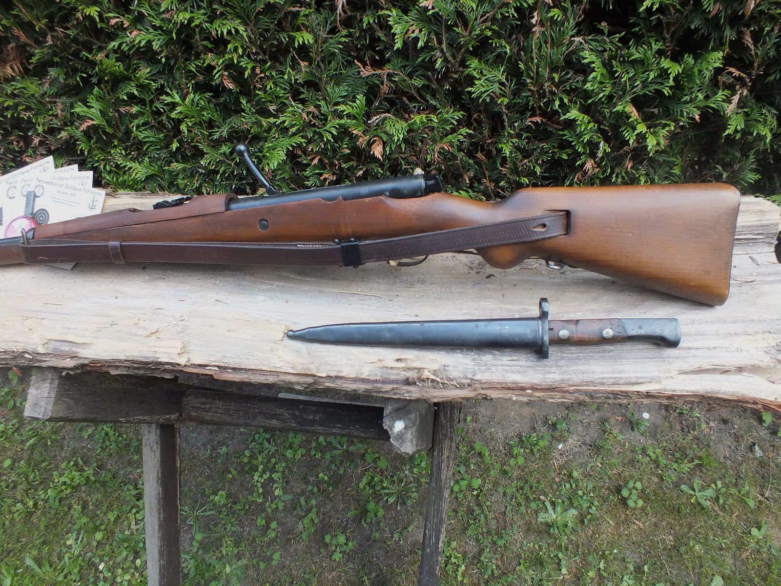 Haenel 310-9 in K98 stock