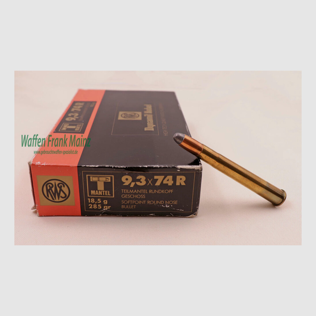 RWS (WZd.Fa.Rottweil) rifle cartridges bundle 9.3x74R