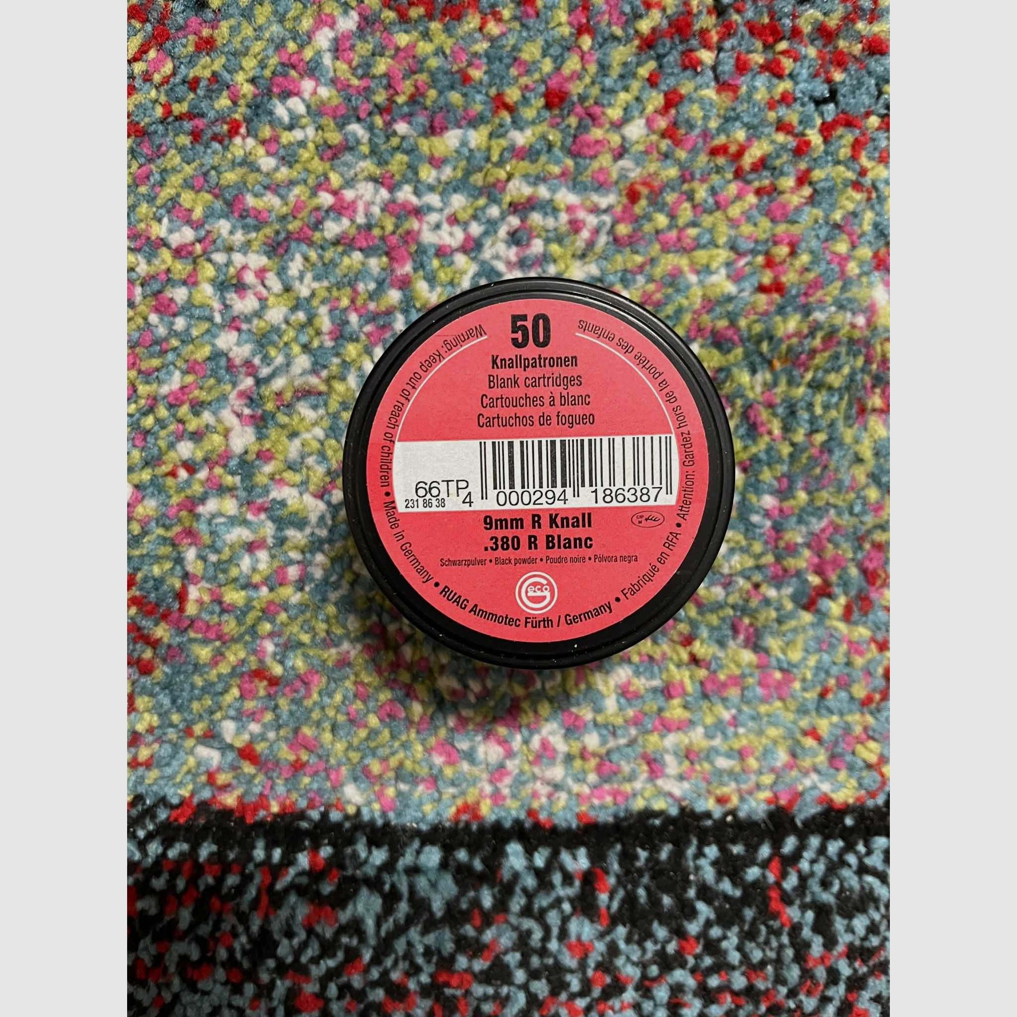 9mm RK Platzpatronen Geco