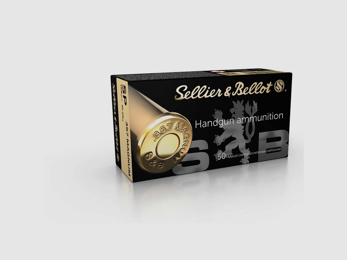Sellier & Bellot 357 Magnum SP Cartouches de Revolver, image 1 sur 2