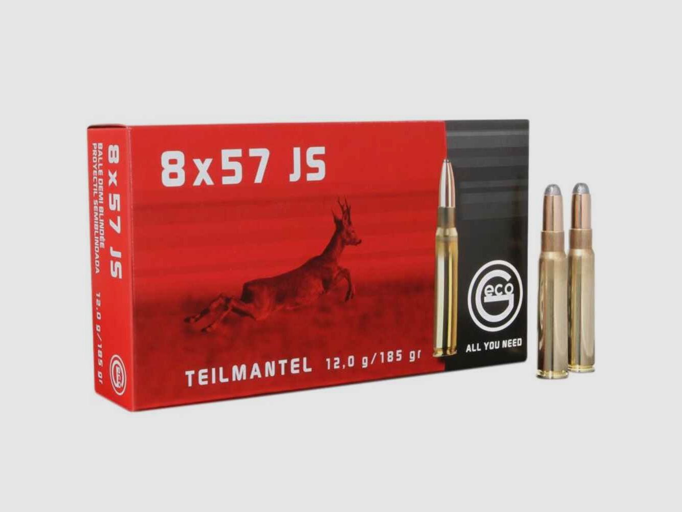 Geco cartucce per fucile 8x57 JS