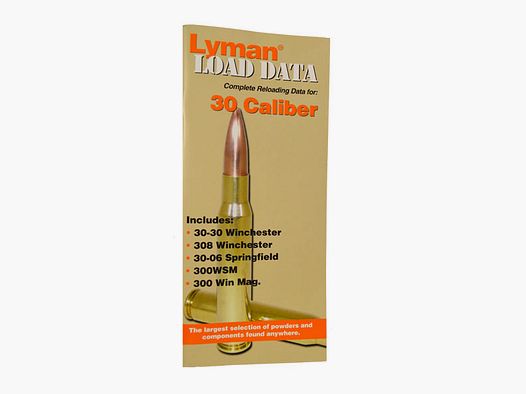 Livre de rechargement 30 Caliber